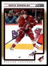 2012-13 Score Gold Parallels David Rundblad Phoenix Coyotes #363