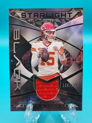 Patrick Mahomes /199 Relic - 2024 Panini Black - Starlight Materials Red Chiefs