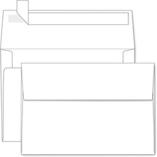 A4 White Envelopes 4x6 100 Pack 4.25 x 6.25 Inches Invitation Envelopes Self