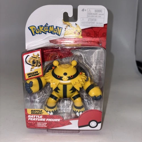 Pokemon Electivire 4" Deluxe Action Figure Battle Feature 2024 NEW Jazwares - product listing photo