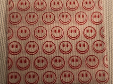700 SMALL BAGGIES 1' X 1' 1010 MINI RESEALABLE POLY DESIGNER BAG RED SMILEY FACE