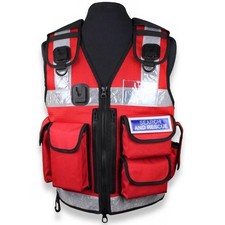 Safety Protec One size Fits All Red Security Vest