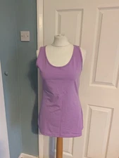 Ruth Langsford Essentials Basic Vest Cotton Blend Violet New Size 2XL