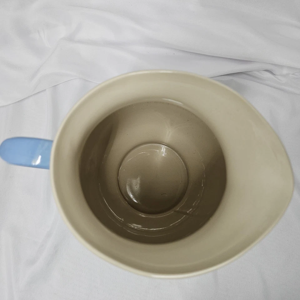 Jarrón jarra grande para servir PIONEER WOMAN sauce floral gres 3,2 cuartos Foto 3 de 4