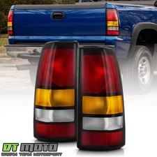 1999-2002 Chevy Silverado 1999-2006 Gmc Sierra Replacement Tail Lights Lamps Set
