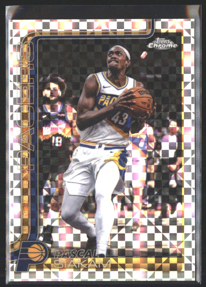 2025-26 Topps Chrome Update Pascal Siakam X-Fractor