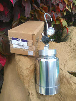 #ad Binks 80 295 Two Quart “STEADI GRIP” Pressure Pot Container $507.99