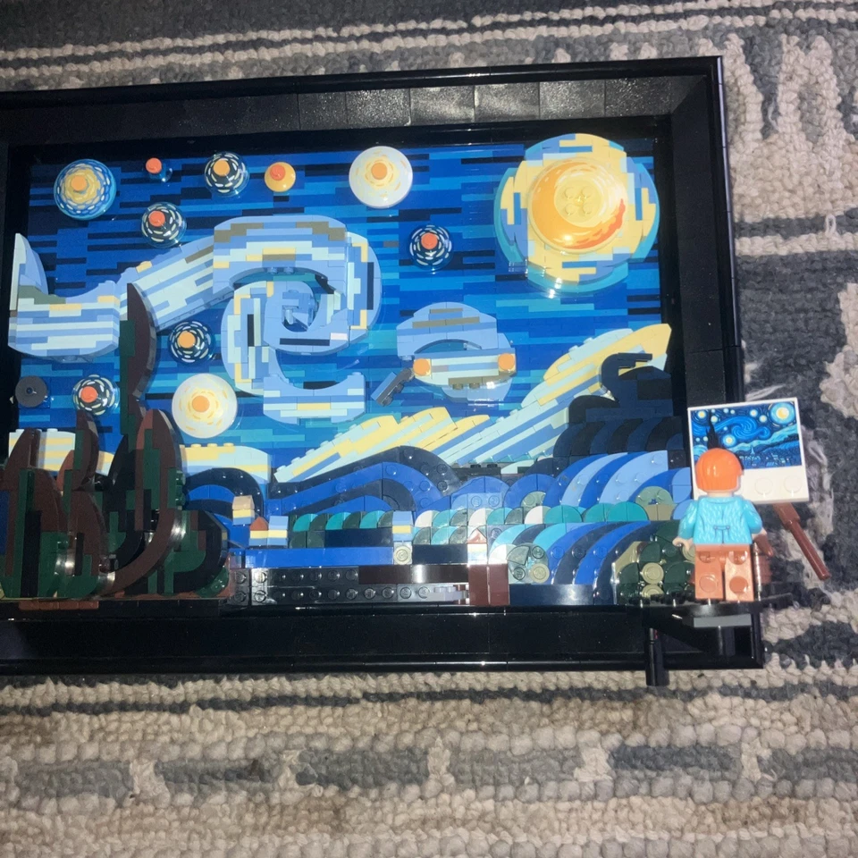 LEGO Ideas: Vincent van Gogh - La noche estrellada (21333) CONSTRUIDO - LEER DESCRIPCIÓN Foto 4 de 4