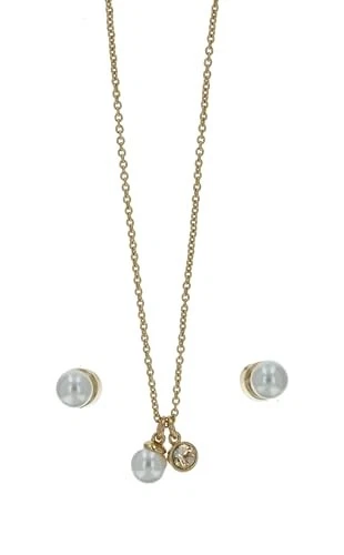 [Coach] Set collana e orecchini in ottone 37444337GLD107 [Importazione parall...
