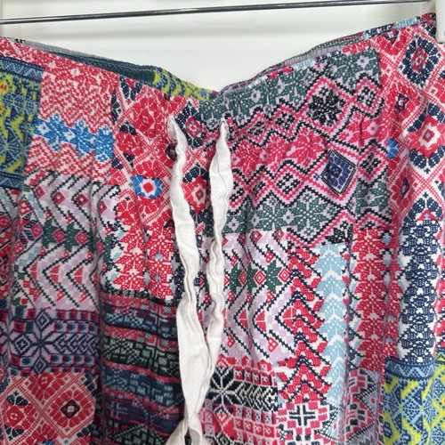 Victoria's Secret 2-teiliges Pyjama Set Damen XS rosa Patchwork Americana Country - Bild 6 von 12