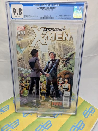 ASTONISHING X-MEN #51 CGC-Grade 9.8 [2012] Wedding of NORTHSTAR & Kyle Jinadu