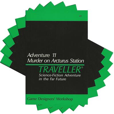 Traveller- Adventure 11 Murder on Arcturus Station 6 copy Bonus Pack GDW FS