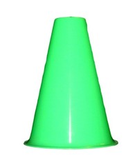 10 Lime Cheer Leading Megaphones Made in America Lead Free No BPA Recyclable
