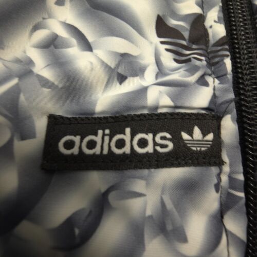 Adidas Track Jacket Mens MEDIUM black Long Sleeve sport trefoil graphic Size M - Picture 2 of 10