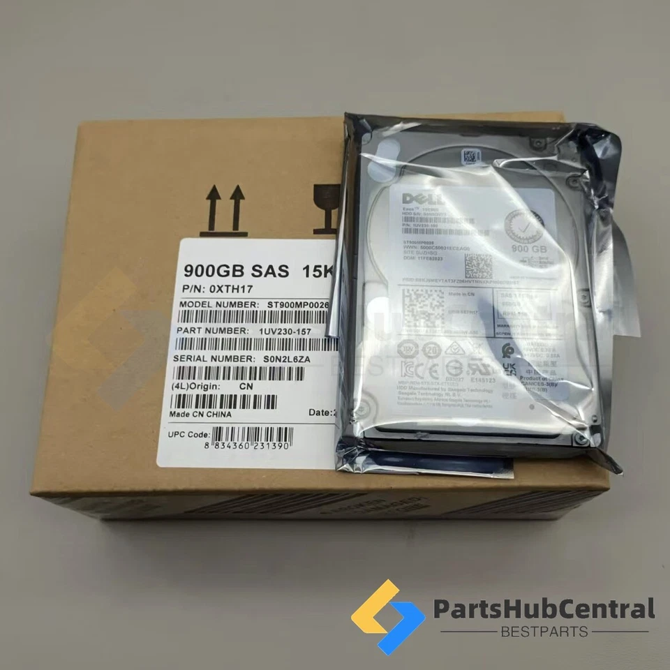 Dell 900GB SAS 15k 2.5" 12G HDD XTH17 Seagate ST900MP0026 in 3.5” Caddy US - Image 3 of 4