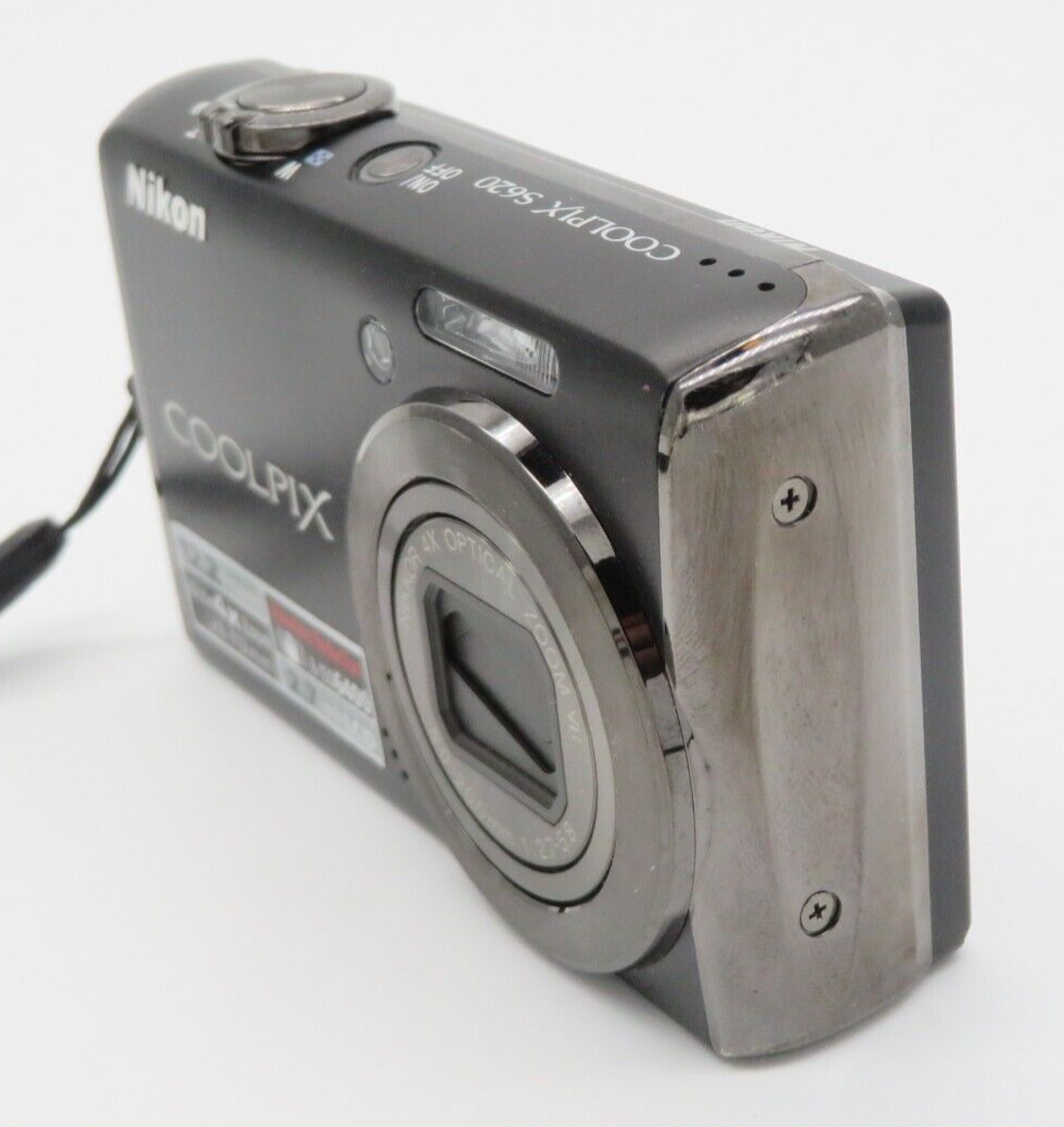 Nikon COOLPIX S620 12.2 MP Digital Camera, Black 4X Zoom, +