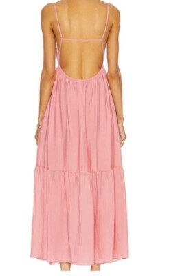 Jonathan Simkhai Calliope Cut Out Dress in Pink