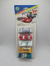 Motor Force Die Cast Metal Cars Set Of 5 1:64 Scale Fast Running Wheels (Bin#6)