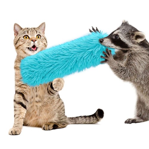 Indoor Cat Kicker Catnip Toy Plush Pillow for Cat Chasing Chewing Teething Clean - Picture 4 of 17