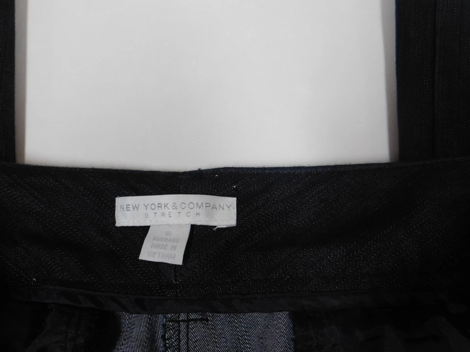 New York Womens  PAnts 10 stretch blue straight - Image 3 of 4