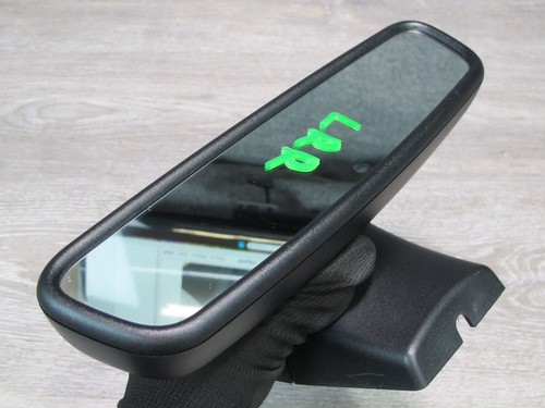 2014-2015 RANGE ROVER L405 AUTO DIM INTERIOR REAR VIEW MIRROR W LANE DEPARTURE - Picture 4 of 14