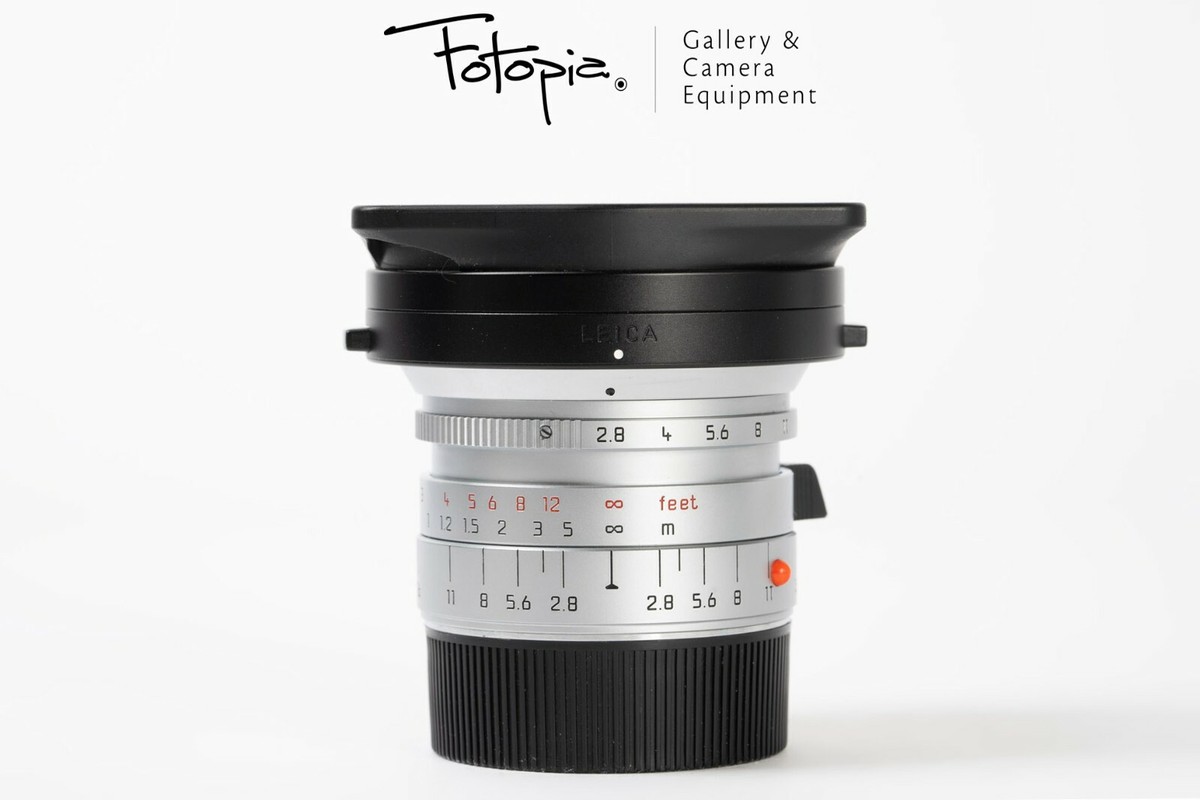 Leica Elmarit-M 21mm F2.8 ASPH - Silver / 11897, full set (6 Leica Elmarit-M 21mm F2.8 ASPH - Silver / 11897, full set (6
