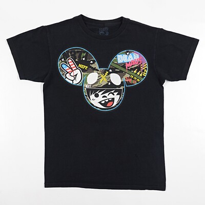 DEAD MAU5 MAUS N377 NEFF T-Shirt Black Adult Small electronic house music DJ