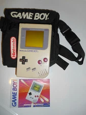 Original Nintendo GameBoy DMG-01 Handheld Console w/Case & Manual - Tested