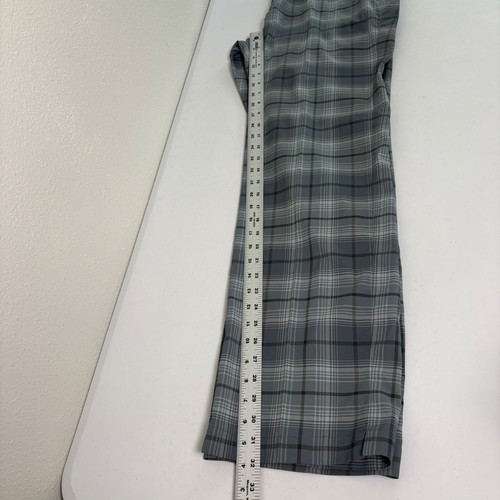 Nike Golf Tour Performance Dri Fit Pants Mens 35 x 32 Gray Plaid Stretch Golfing - Picture 13 of 15
