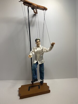 Vtg 2000 NSYNC Lance Bass Collectible Marionette Doll Living
