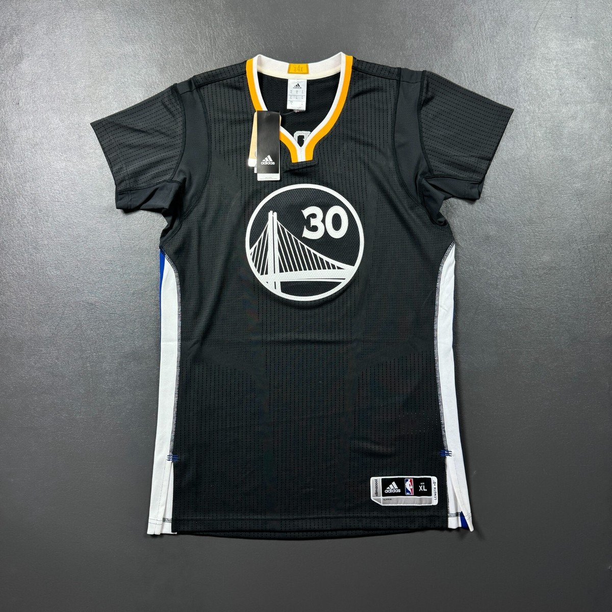 100% Authentic Stephen Curry Adidas Warriors Slate Sleeve 100% Authentic Stephen Curry Adidas Warriors Slate Sleeve
