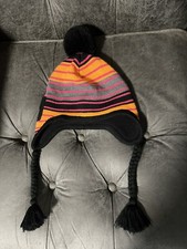 Obermeyer Junior Kids Wool Colorful Beanie Pom Hat