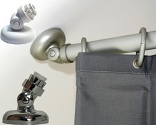 Schrägwand Adapter Ø28 Schrägwandhalter 25/155°C Duschvorhangstange Winkelstange