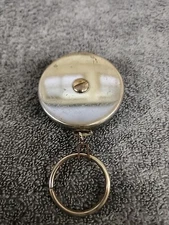 Vintage Original Key-Bak Retractable Metal Keychain Made in the USA