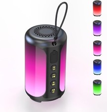 Portable Bluetooth Speaker with Lights Speakers Bluetooth WirelessIP67 Free Ship