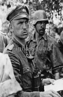 #ad WW2 Picture Photo Kurt Panzer Meyer officer Waffen and panzer legend 3147 $5.36