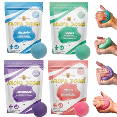 AROMA ENERGY Aroma Dough Multi Sensory Therapy Dough Putty Calm Sleep Anxiety Essential Oil