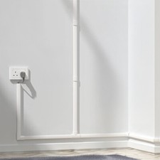 Electrical Cable Trunking Self Adhesive 6M 20M Wire Trunking Cable Tidy TV Wall