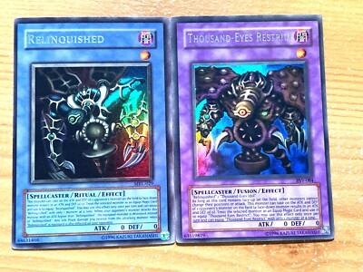 yugioh Thousand-Eyes Restrict PSV-084 + Relinquished MRL-029