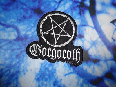 Gorgoroth Patch Shape Gestickt Black Metal Marduk Uada Mystic Circle * Cien