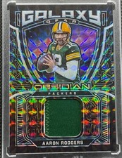 2021 Panini Obsidian Aaron Rodgers Galaxy Gear 2 color patch 1 of 1 1/1