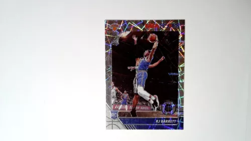 2019-20 Panini NBA Hoops Premium Stock - RJ Barrett #201 Silver Lazer Prizm (RC)