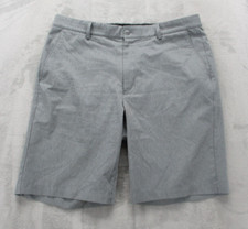 Greg Norman Golf Shorts Men's 34 Gray Black Color Blend Polyester