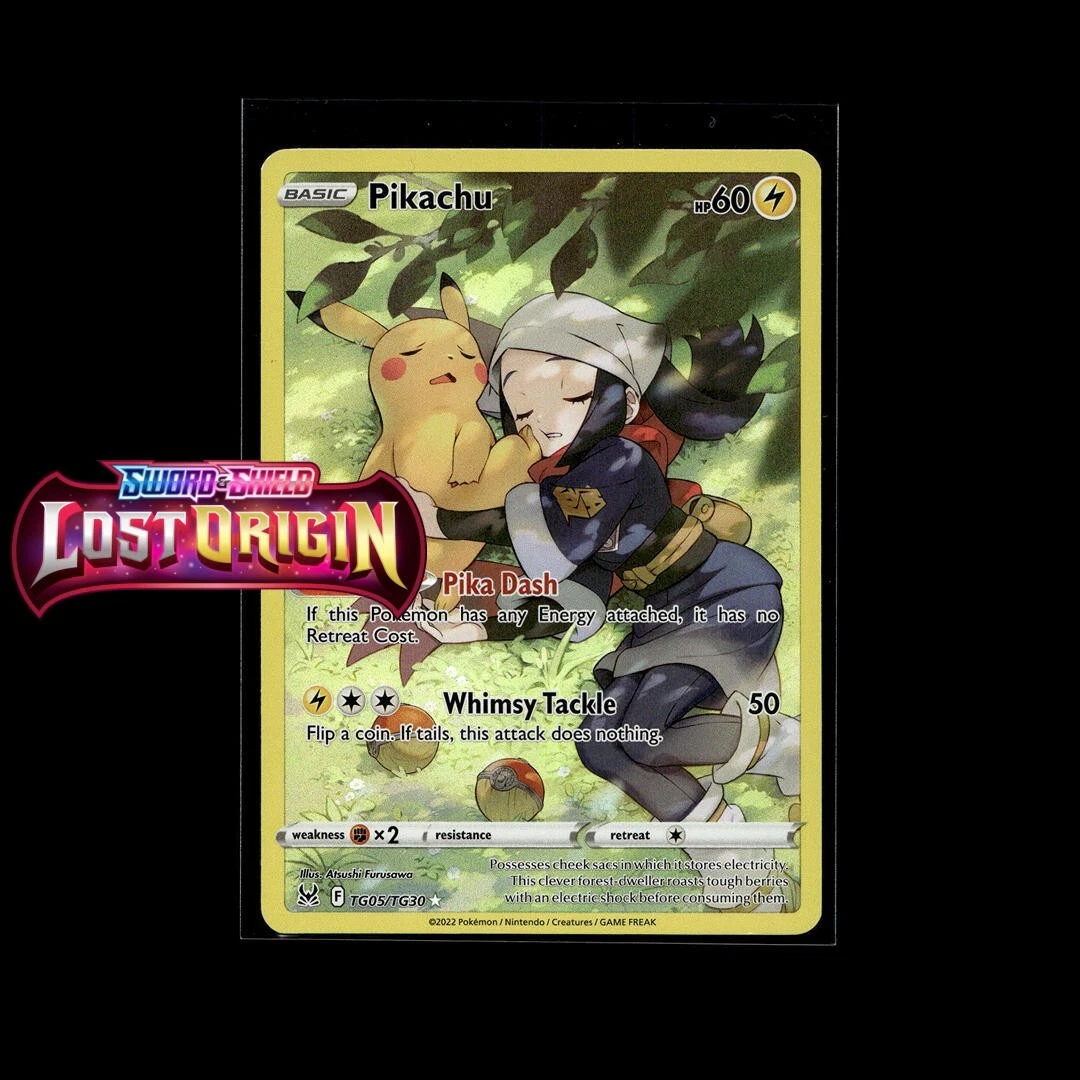 Pikachu TG05/TG30 Swsh11: Lost Origin Trainer Gallery | Updated
