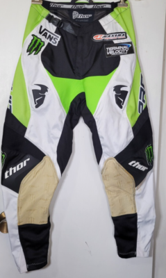 THOR モトクロスパンツ S/28 Thor Phase Monster Energy Vans Edition Men's Size 28 Leather