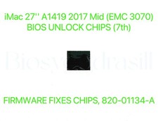 Apple iMac 27'' A1419 2017 Mid EMC 3070, NO EFI PASSWORD BIOS CHIP 820-01134-A