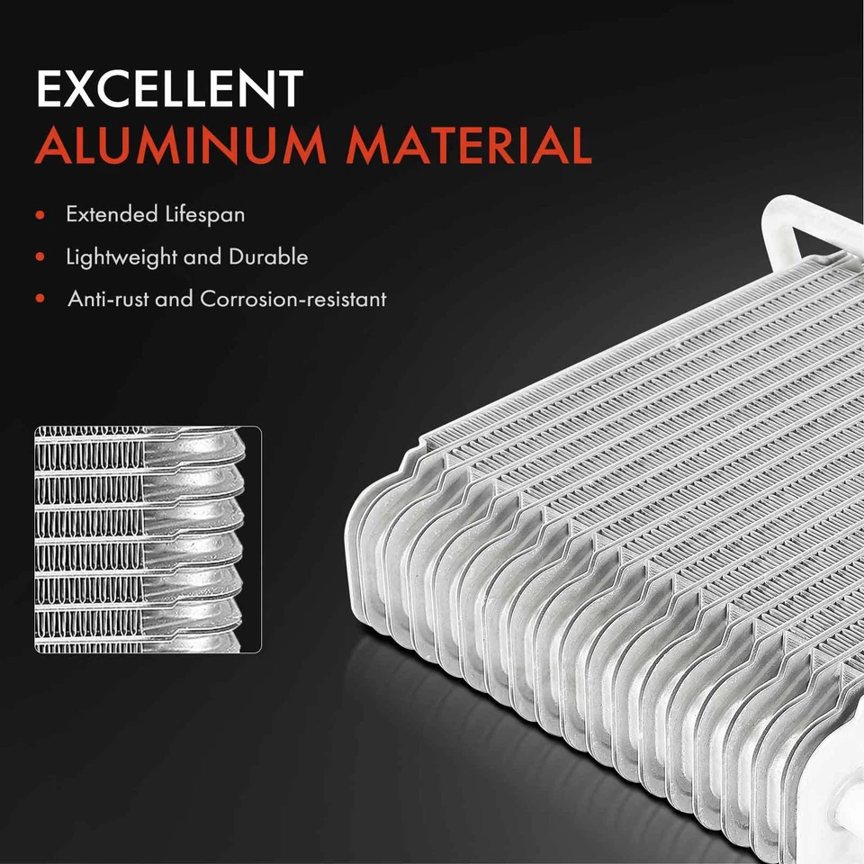 Núcleo evaporador de aire acondicionado de aluminio para Peterbilt 357 1991-1993 362 372 375 376 377 Foto 3 de 4