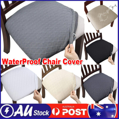 1/2/4Pcs Elastic Chair Cover Removable Washable Seat Cover