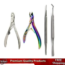 Cuticle Nipper Cutter Manicure Pedicure Chiropody Nails File and Nail Lifter