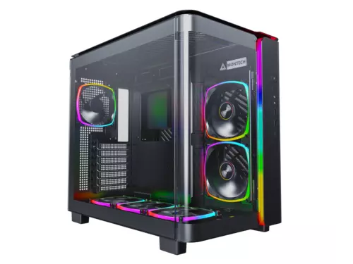 MONTECH, KING 95 PRO Dual-Chamber ATX Mid-Tower PC Gaming Case, High-Airflow, To